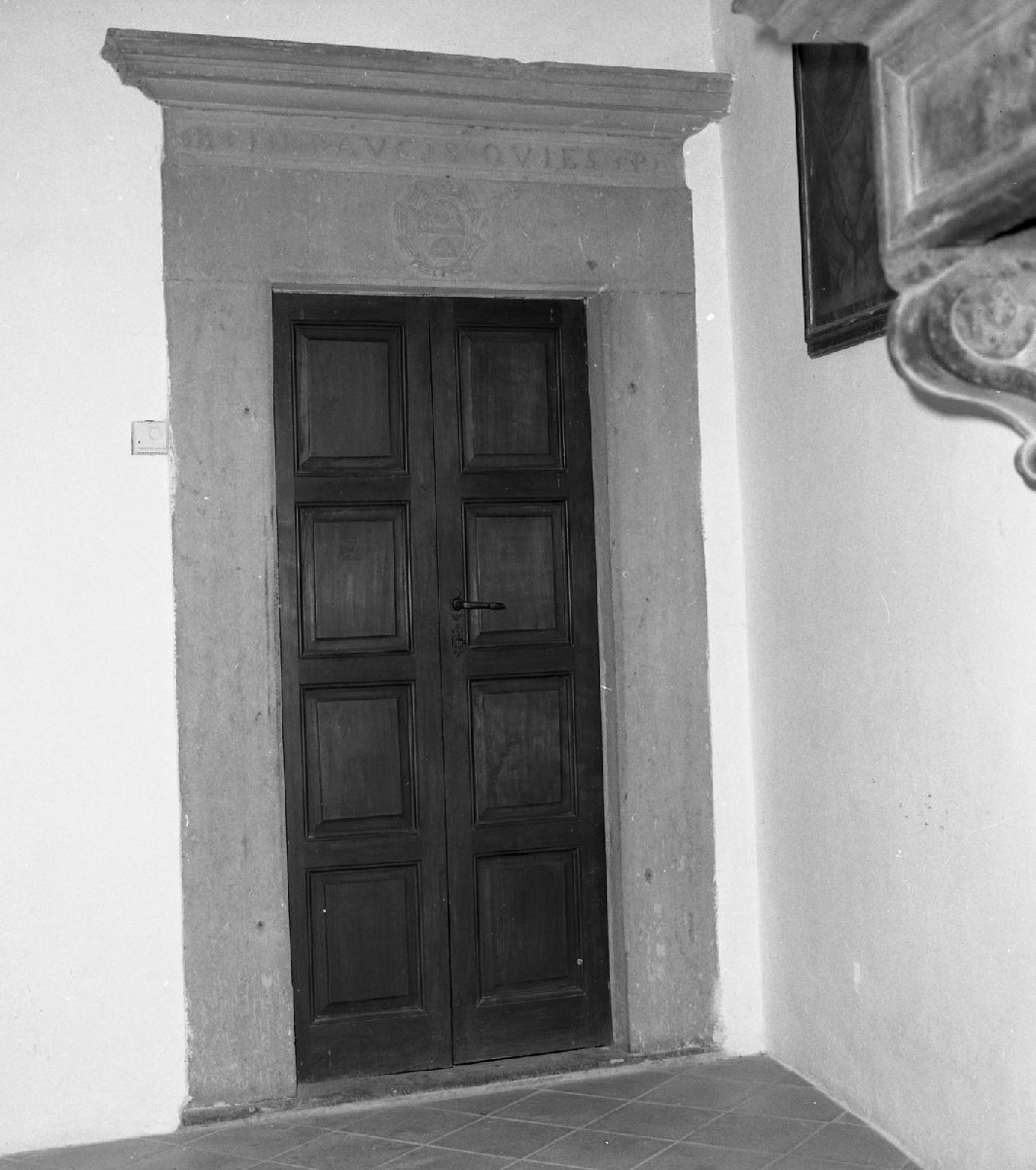 mostra di porta - bottega toscana (prima metà sec. XVI)