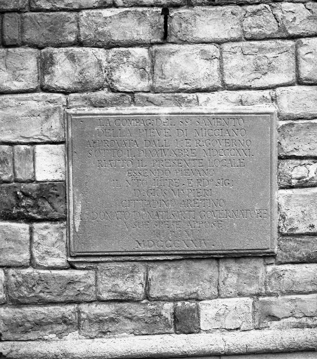 lapide - bottega toscana (sec. XIX)