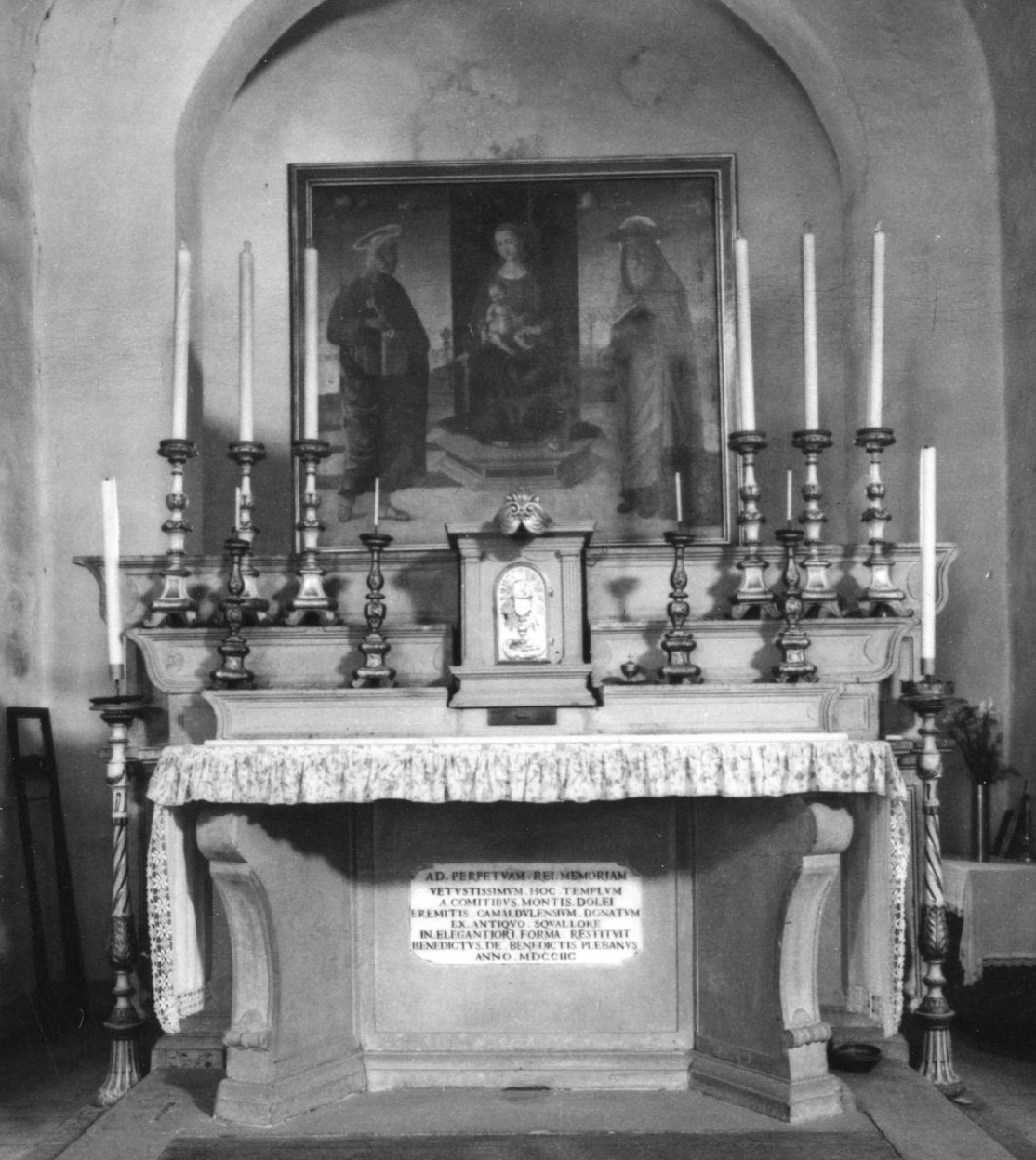 altare maggiore - bottega toscana (sec. XVIII)