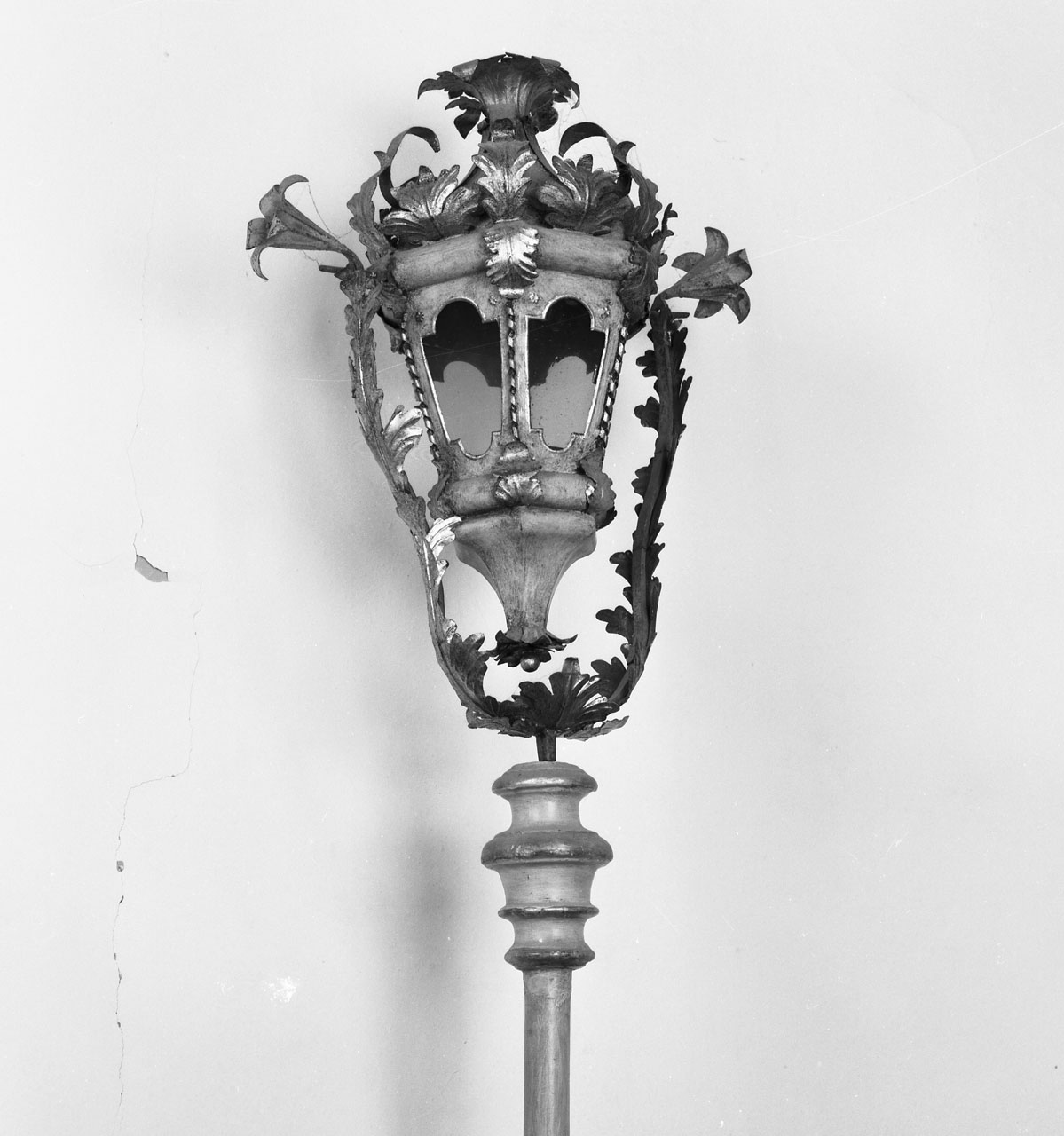 lanterna processionale, coppia - bottega italiana (sec. XIX)