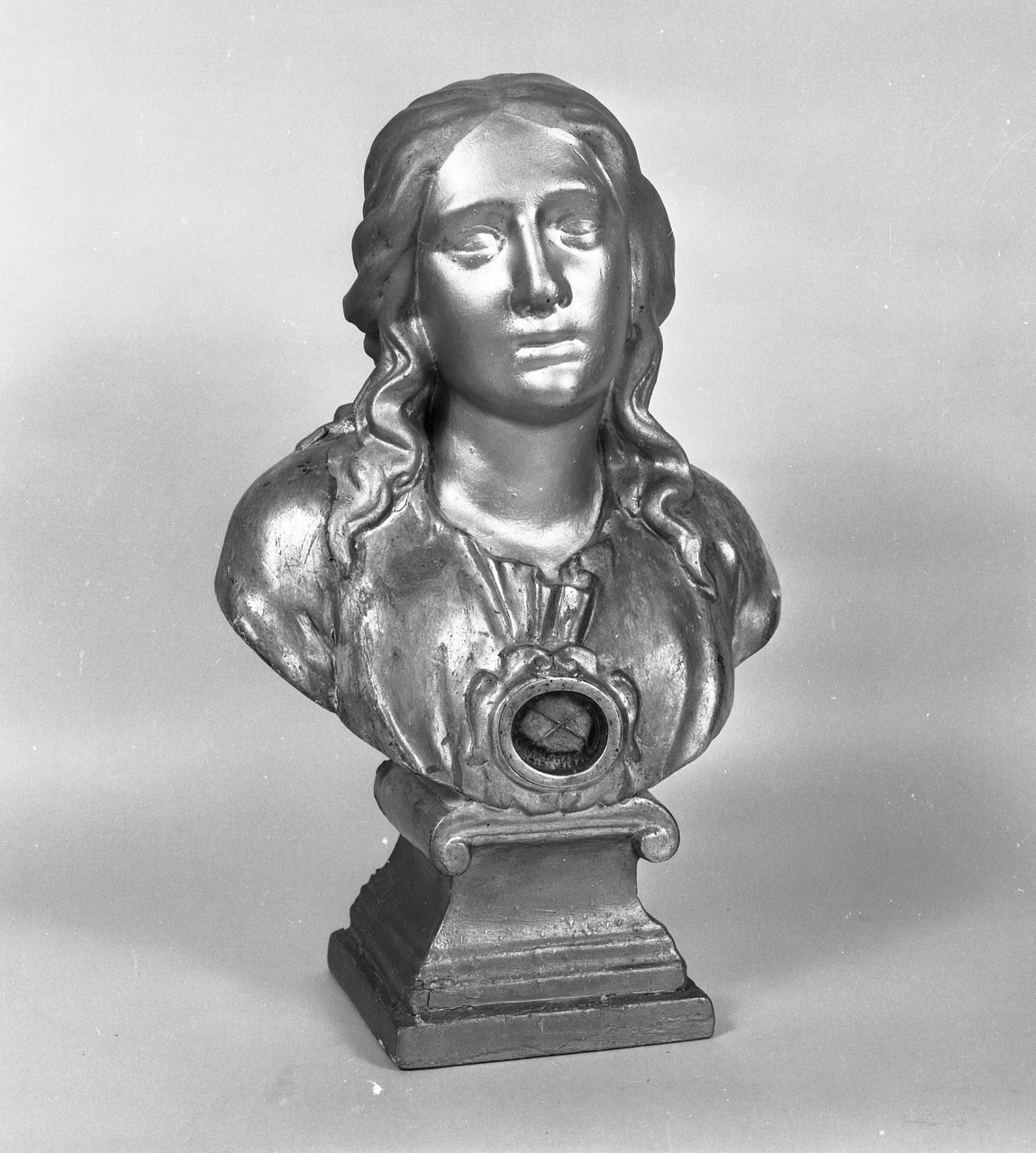 reliquiario - a busto - bottega toscana (sec. XVIII)