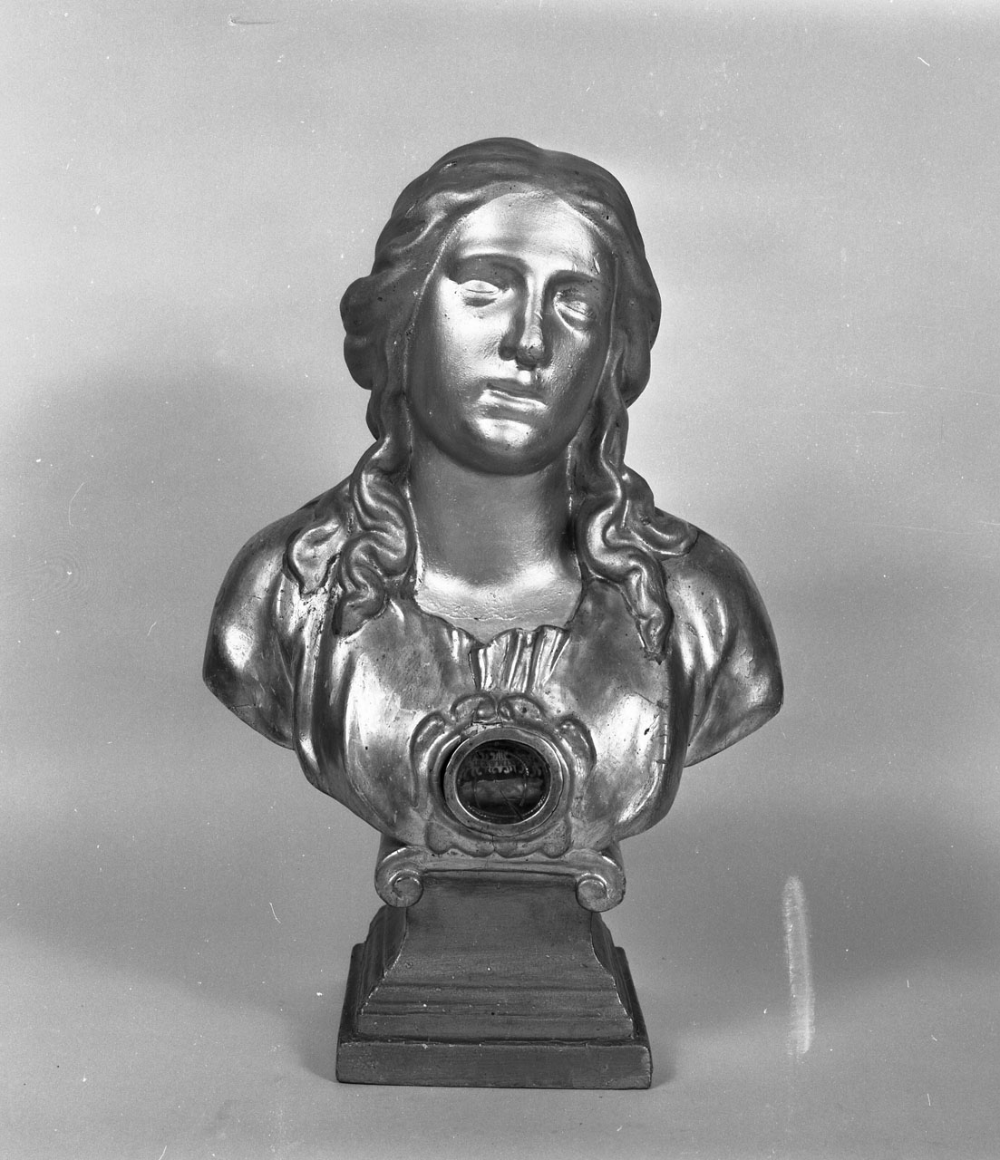 reliquiario - a busto - bottega toscana (sec. XVIII)