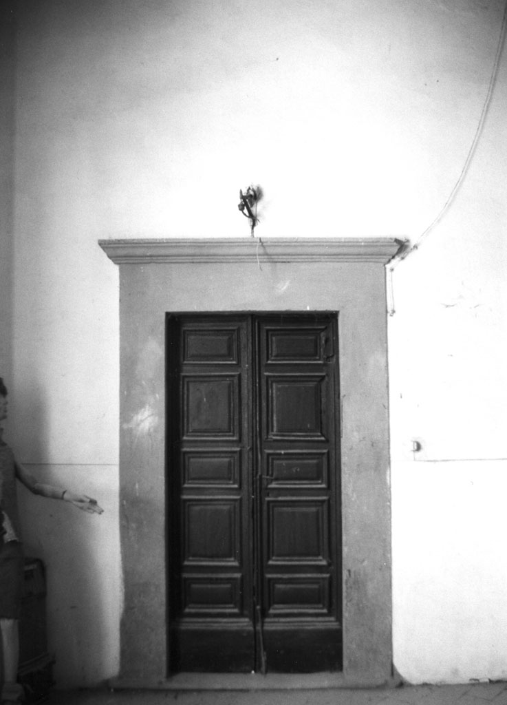 mostra di porta, serie - bottega aretina (sec. XVII)