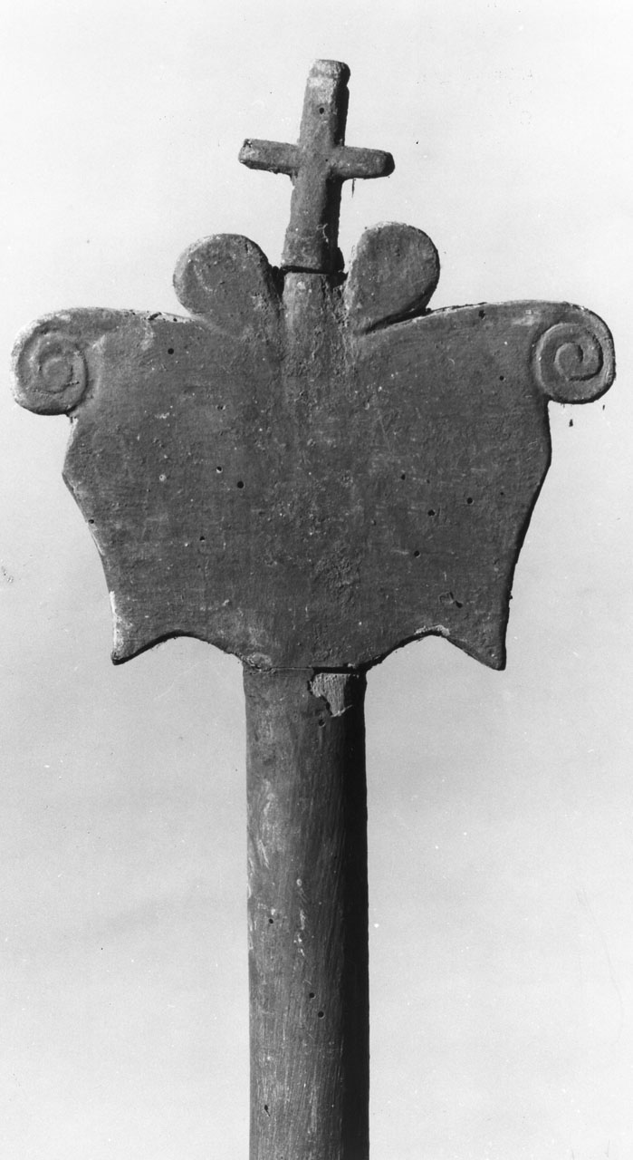 mazza processionale, coppia - manifattura toscana (sec. XVIII)