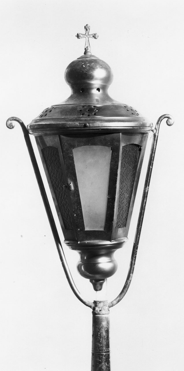 mazza processionale, coppia - manifattura toscana (ultimo quarto sec. XIX)