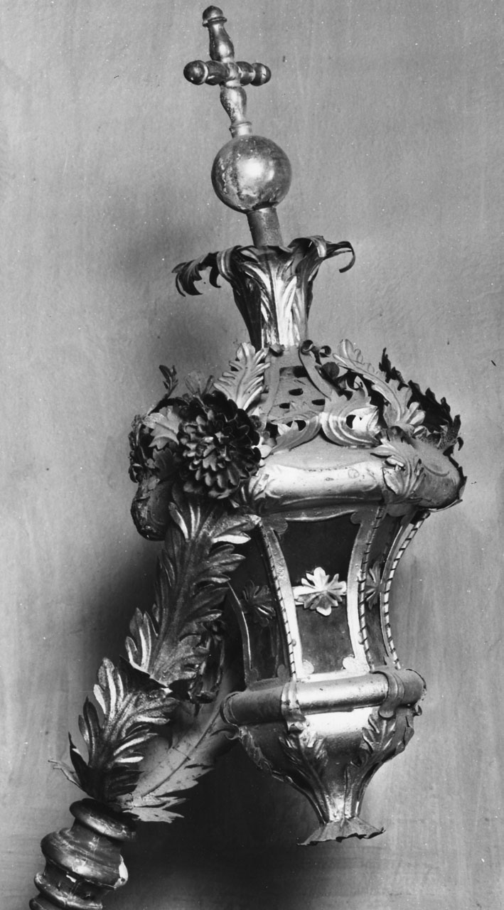 lanterna processionale, coppia - manifattura toscana (fine sec. XVIII)
