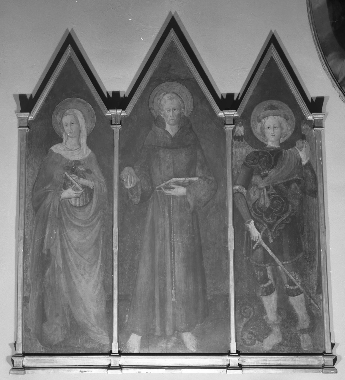 Santi (trittico) - ambito senese (prima metà sec. XV)