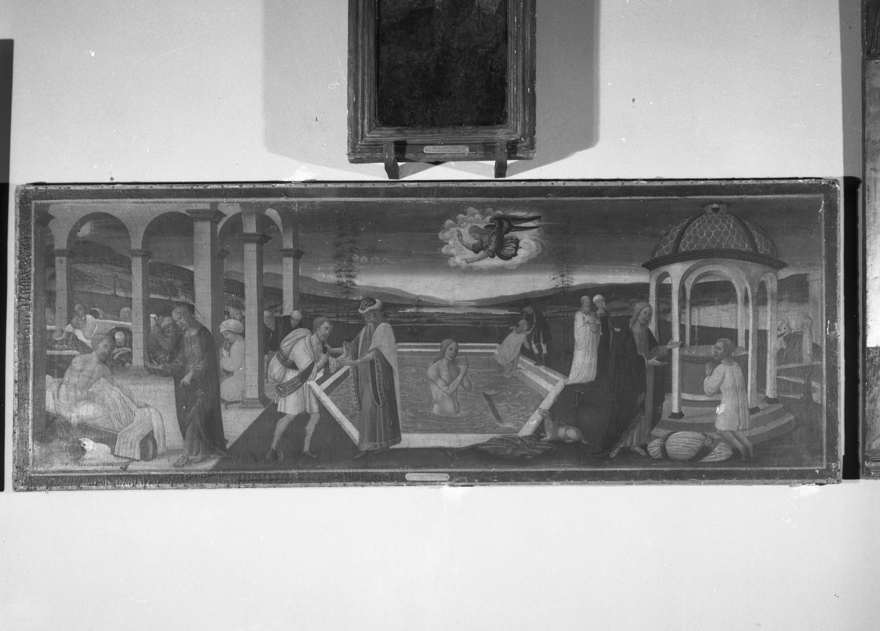 piscina probatica (dipinto) di Jacopo di Arcangelo detto Jacopo del Sellaio (attribuito) (seconda metà sec. XV)