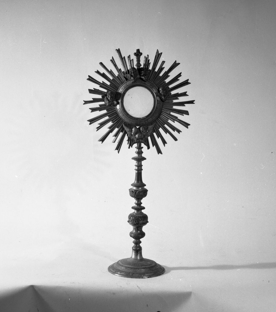 ostensorio - bottega aretina (sec. XVII)