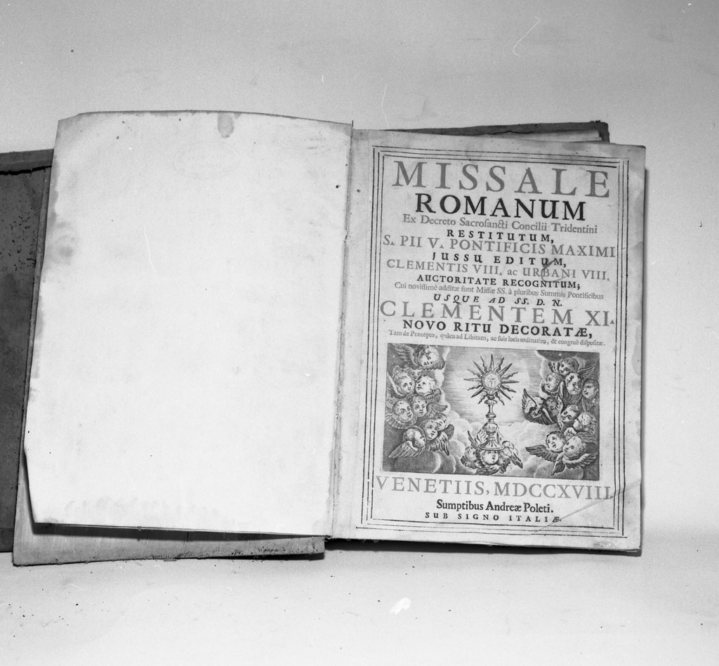 messale cantato - bottega toscana (sec. XVIII)