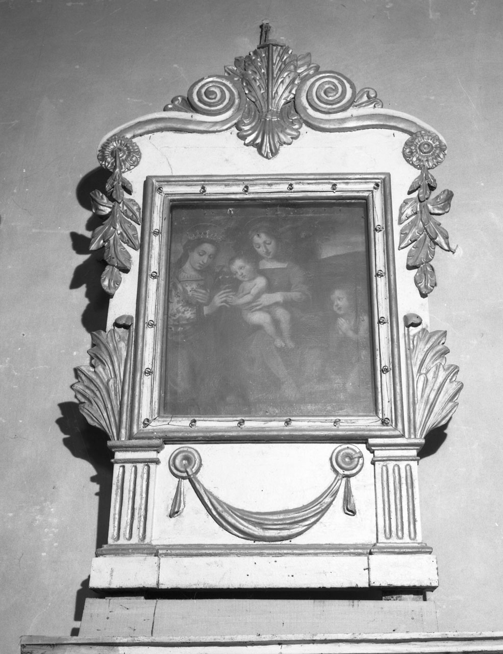 cornice di dipinto, elemento d'insieme - bottega aretina (inizio sec. XIX)