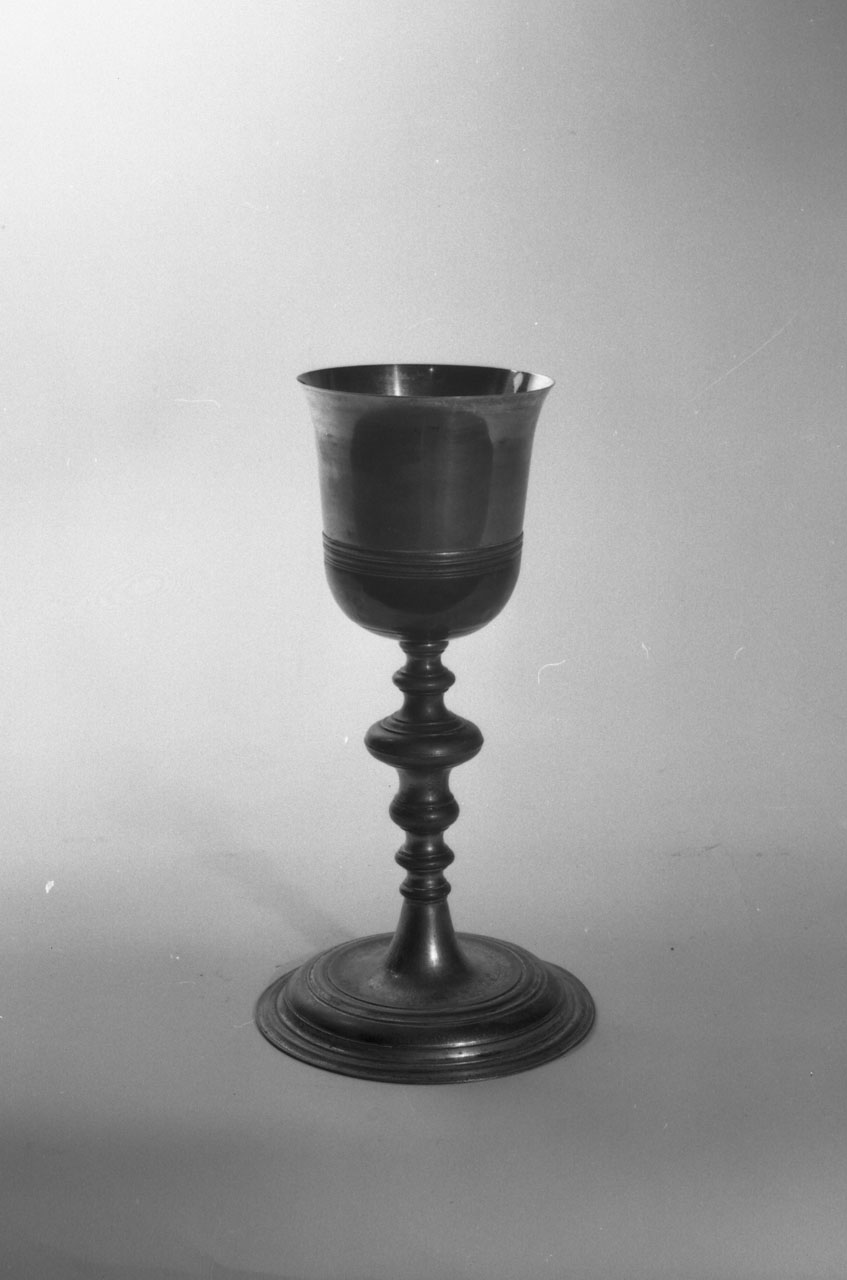 calice - manifattura aretina (fine/inizio secc. XVII/ XVIII)