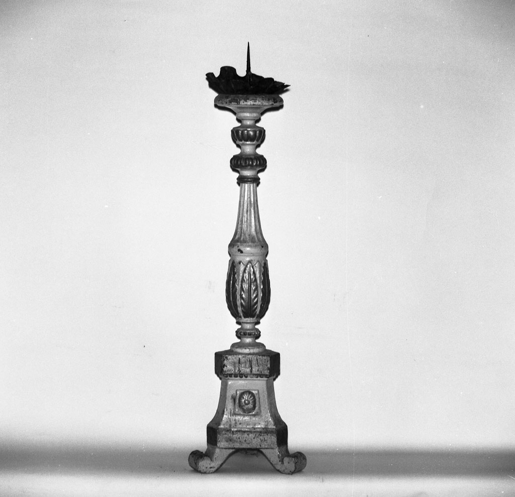 candelabro, serie - bottega toscana (inizio sec. XIX)
