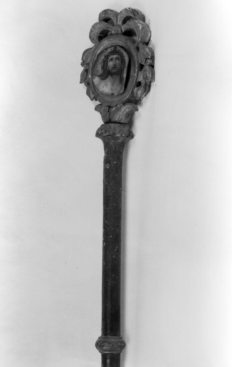 mazza processionale - bottega toscana (inizio sec. XIX)