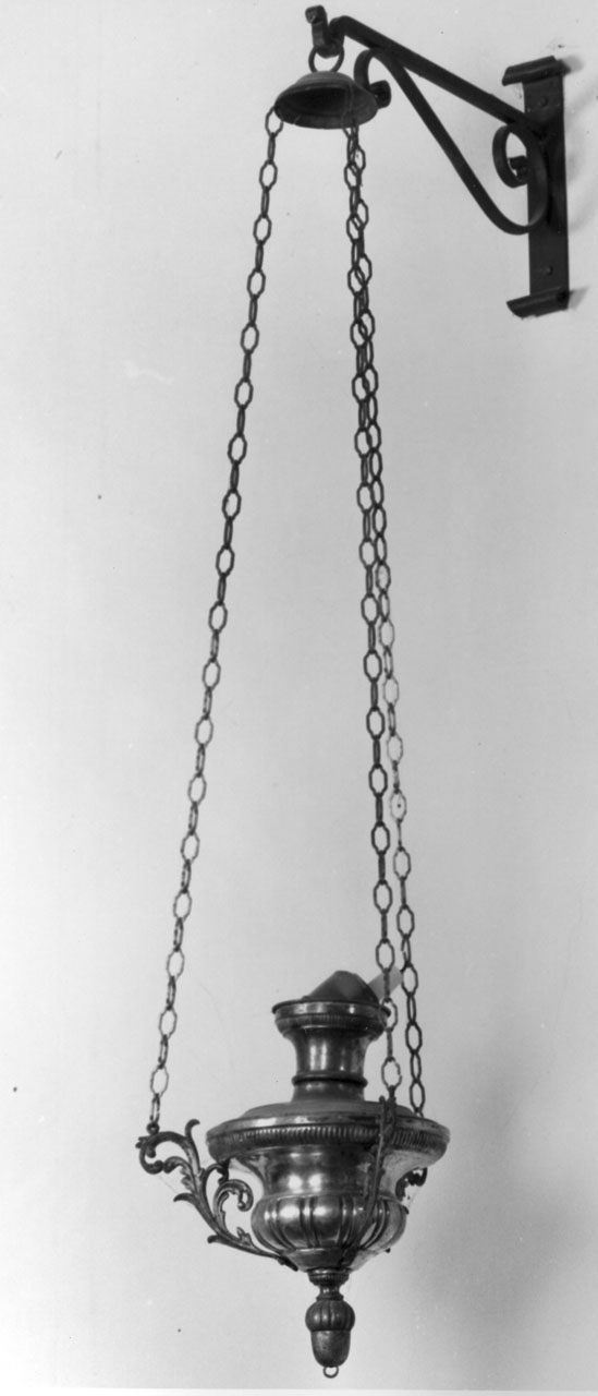 lampada - a muro - bottega toscana (prima metà sec. XVIII)