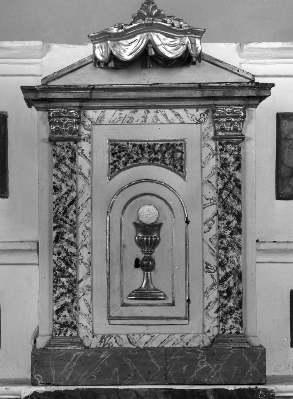 ciborio - bottega toscana (seconda metà sec. XIX)