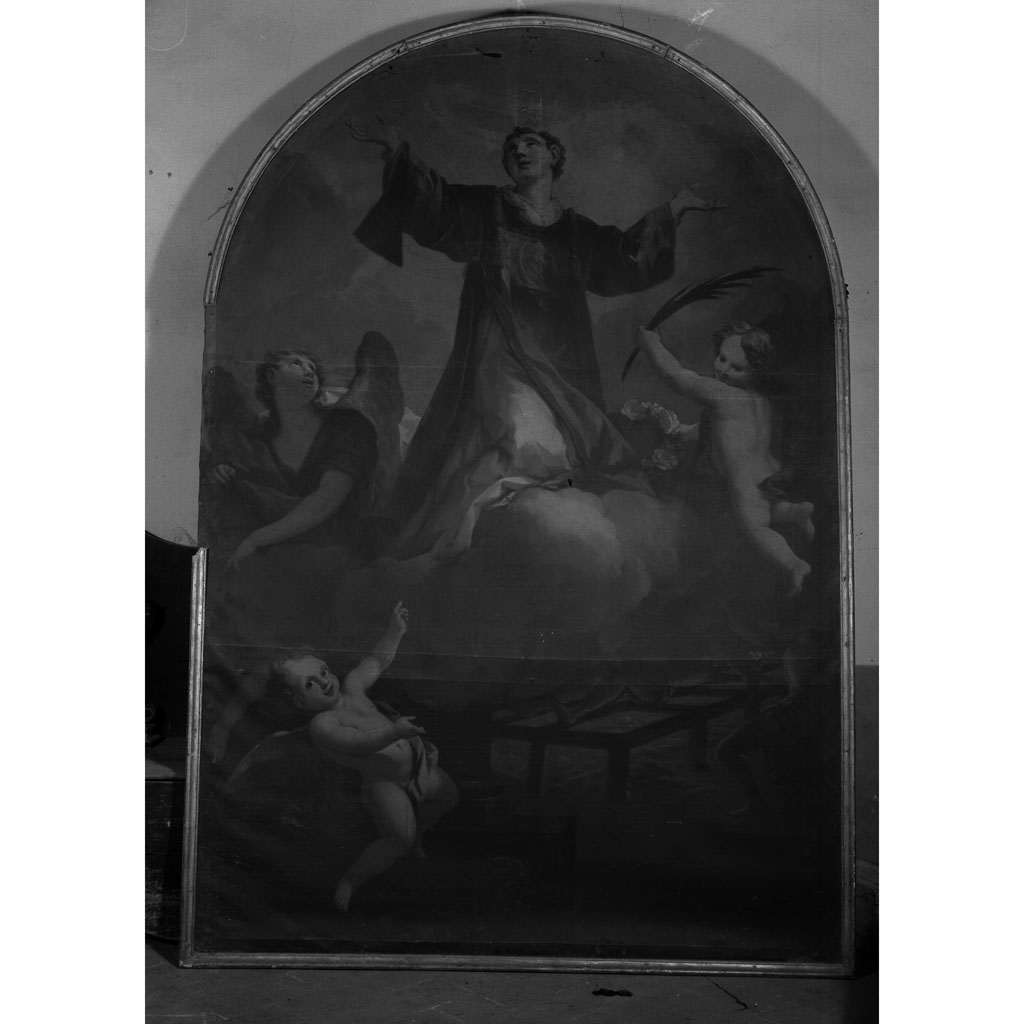 Gloria di san Lorenzo (dipinto) di Pucci Giovanni Antonio (attribuito) - ambito toscano (sec. XVIII)