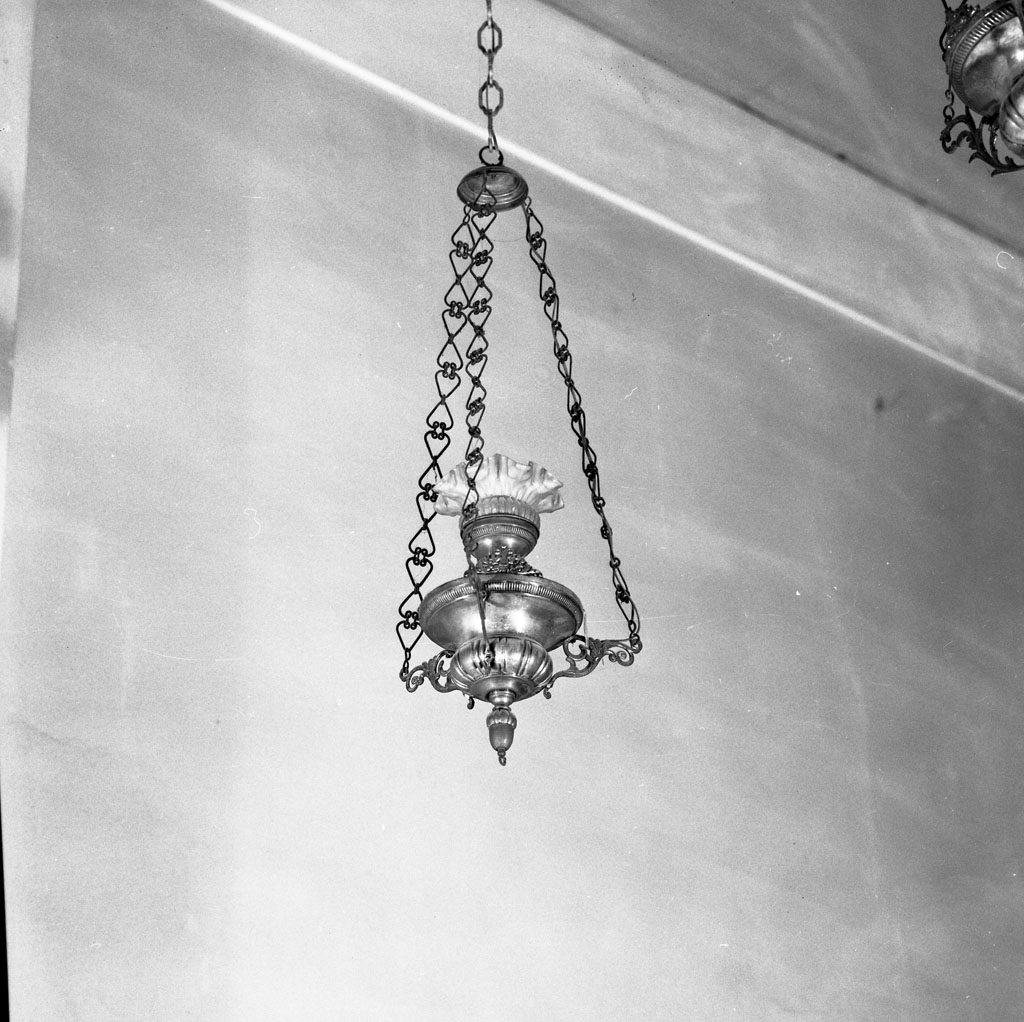 portalampade da chiesa, serie - bottega aretina (fine sec. XIX)