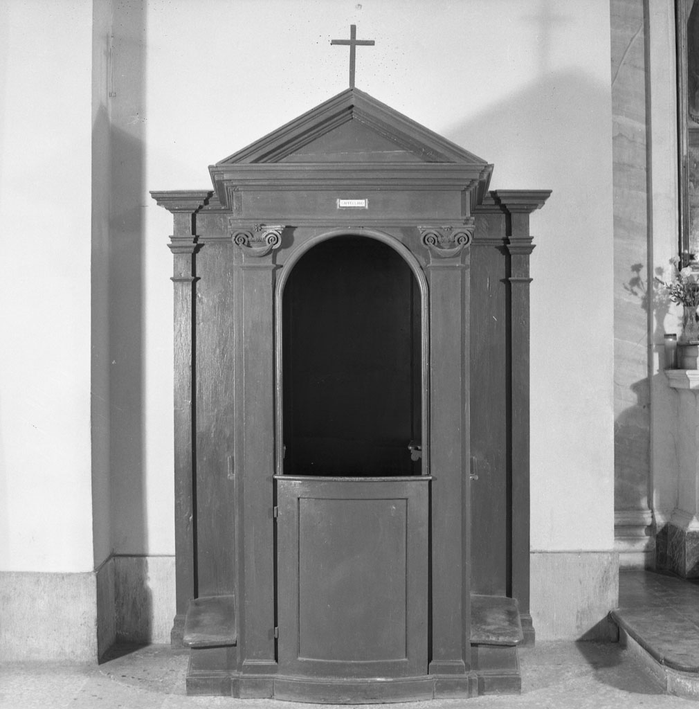 confessionale - bottega aretina (inizio sec. XIX)