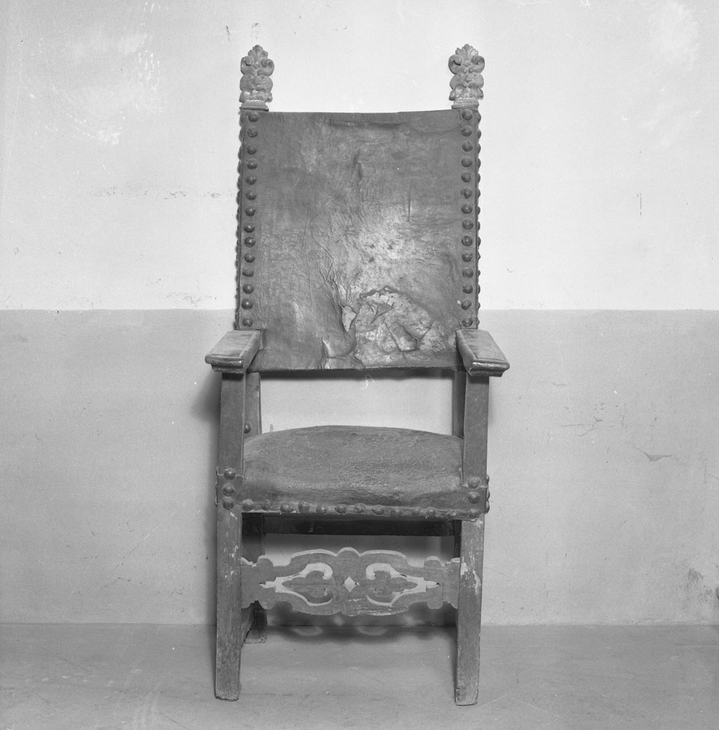 seggiolone, serie - bottega toscana (sec. XVII)