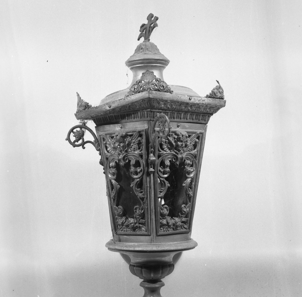 lanterna processionale - bottega toscana (seconda metà sec. XIX)