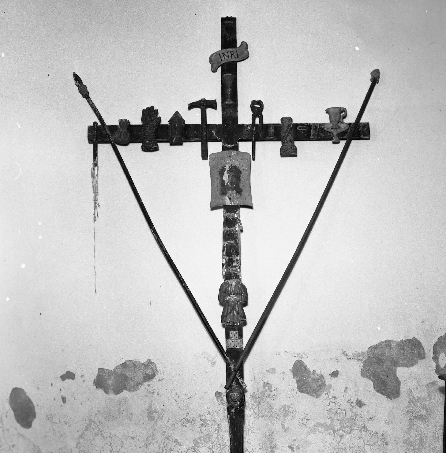 croce processionale - bottega toscana (prima metà sec. XIX)