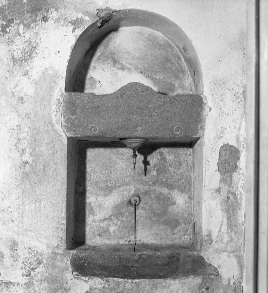 lavabo - a parete - bottega toscana (fine sec. XVI)