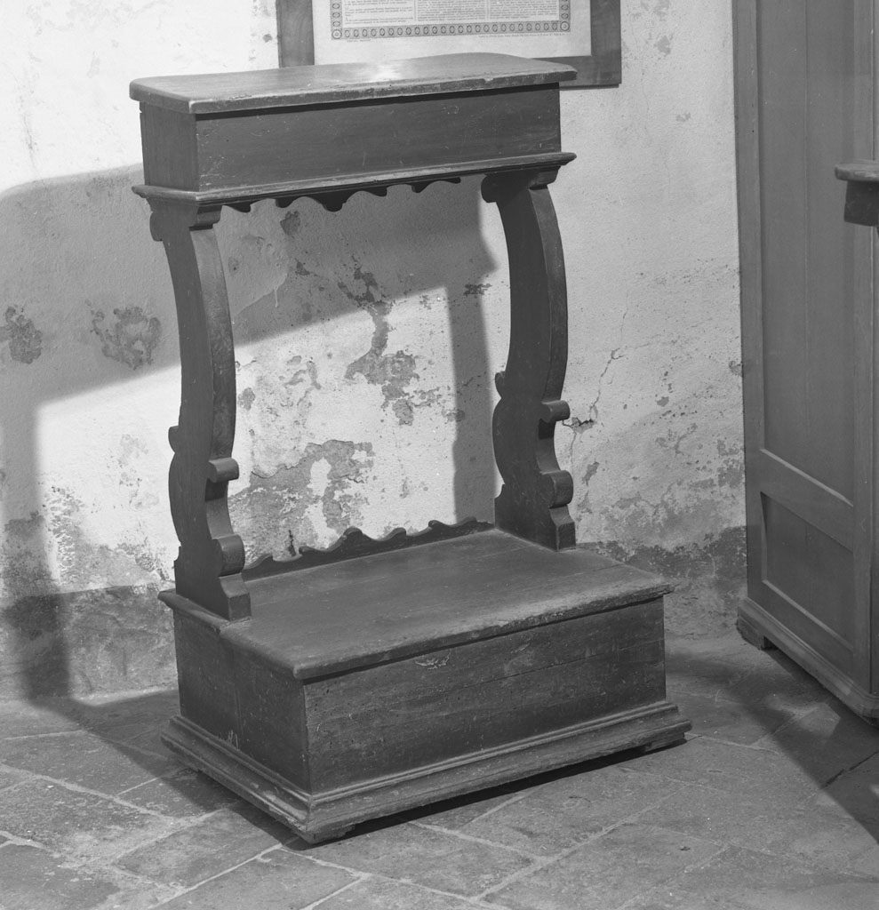 inginocchiatoio - bottega toscana (inizio sec. XIX)