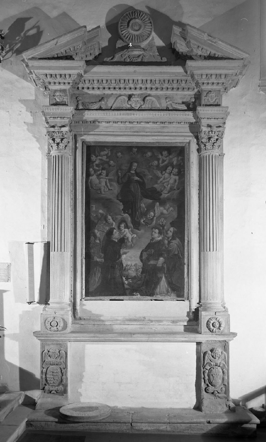 altare - a edicola - bottega toscana (ultimo quarto sec. XVI)