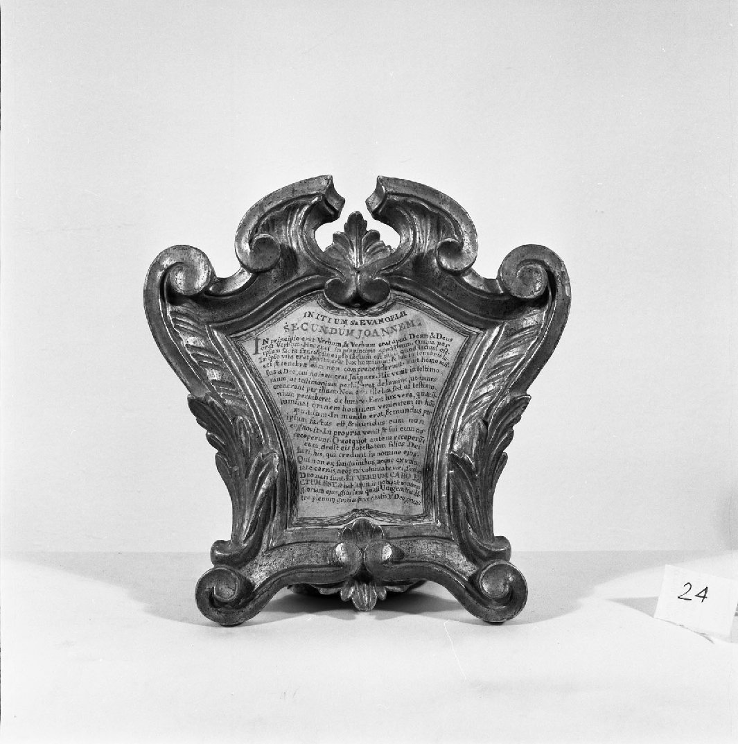 cartagloria, elemento d'insieme - bottega toscana (prima metà sec. XIX)