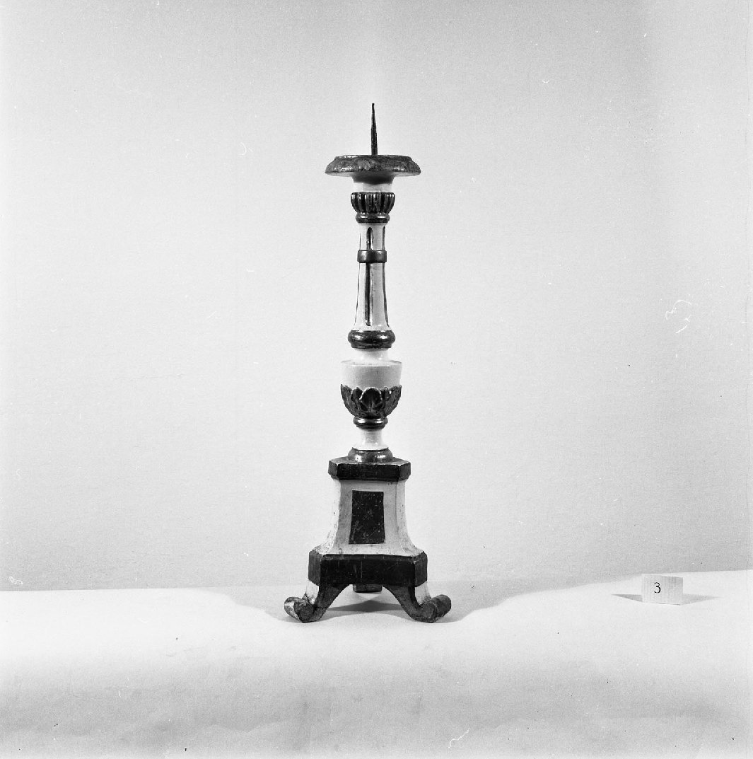 candelabro, serie - bottega toscana (sec. XIX)