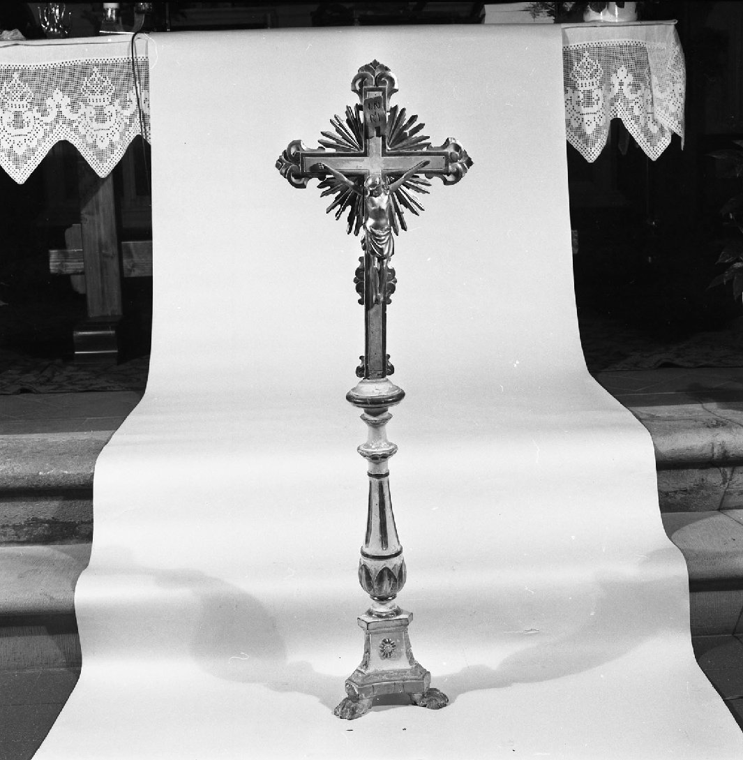 croce d'altare - bottega toscana (sec. XIX)