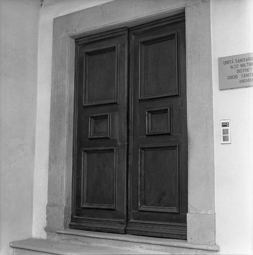 porta - a due battenti - bottega toscana (sec. XIX)