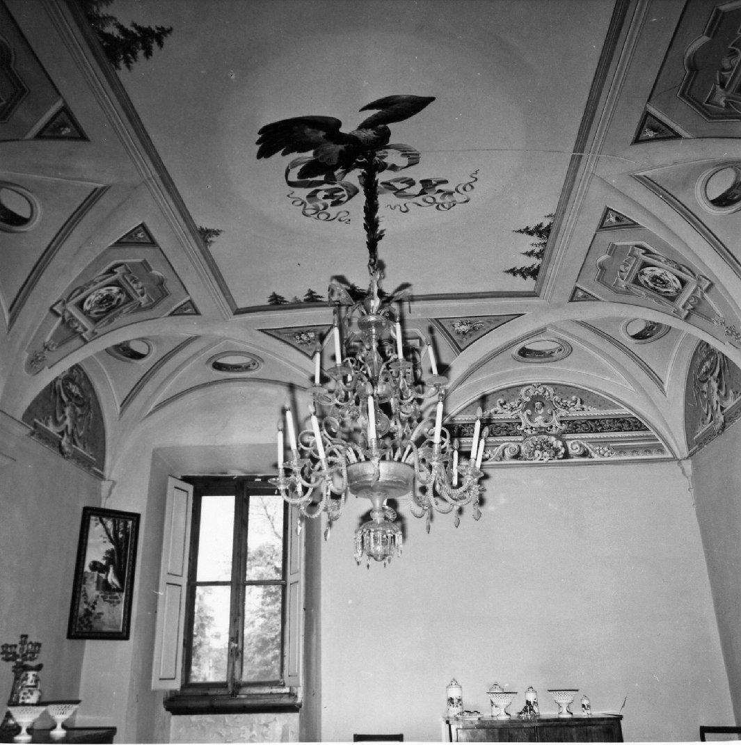 lampadario - bottega toscana (ultimo quarto sec. XIX)