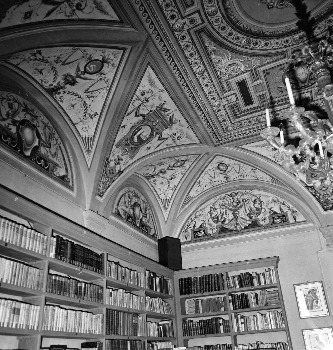 motivi decorativi a grottesche (decorazione pittorica) - ambito toscano (sec. XIX)