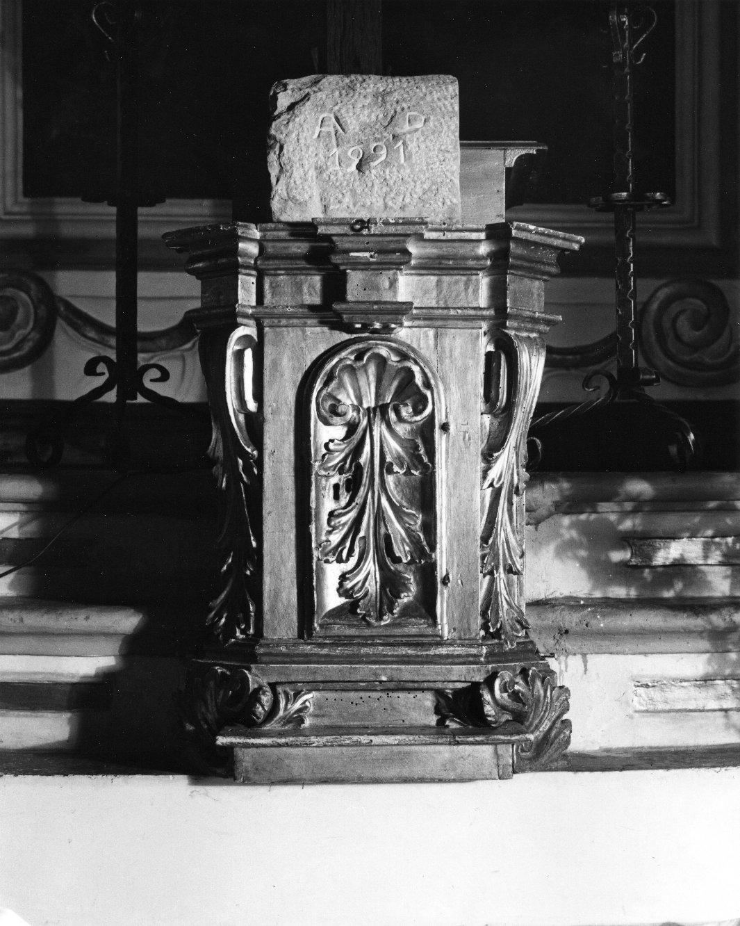 tabernacolo - bottega italiana (sec. XVIII)