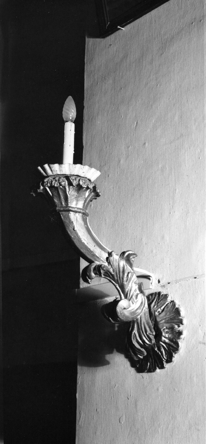 candeliere da parete - bottega italiana (sec. XVIII)