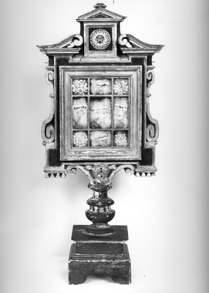 reliquiario - bottega toscana (seconda metà sec. XVI)