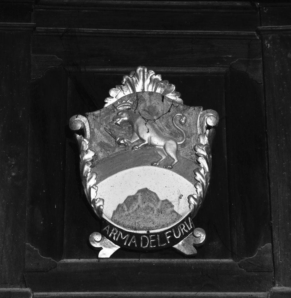 stemma della famiglia Del Furia (scultura) - bottega toscana (sec. XVIII)