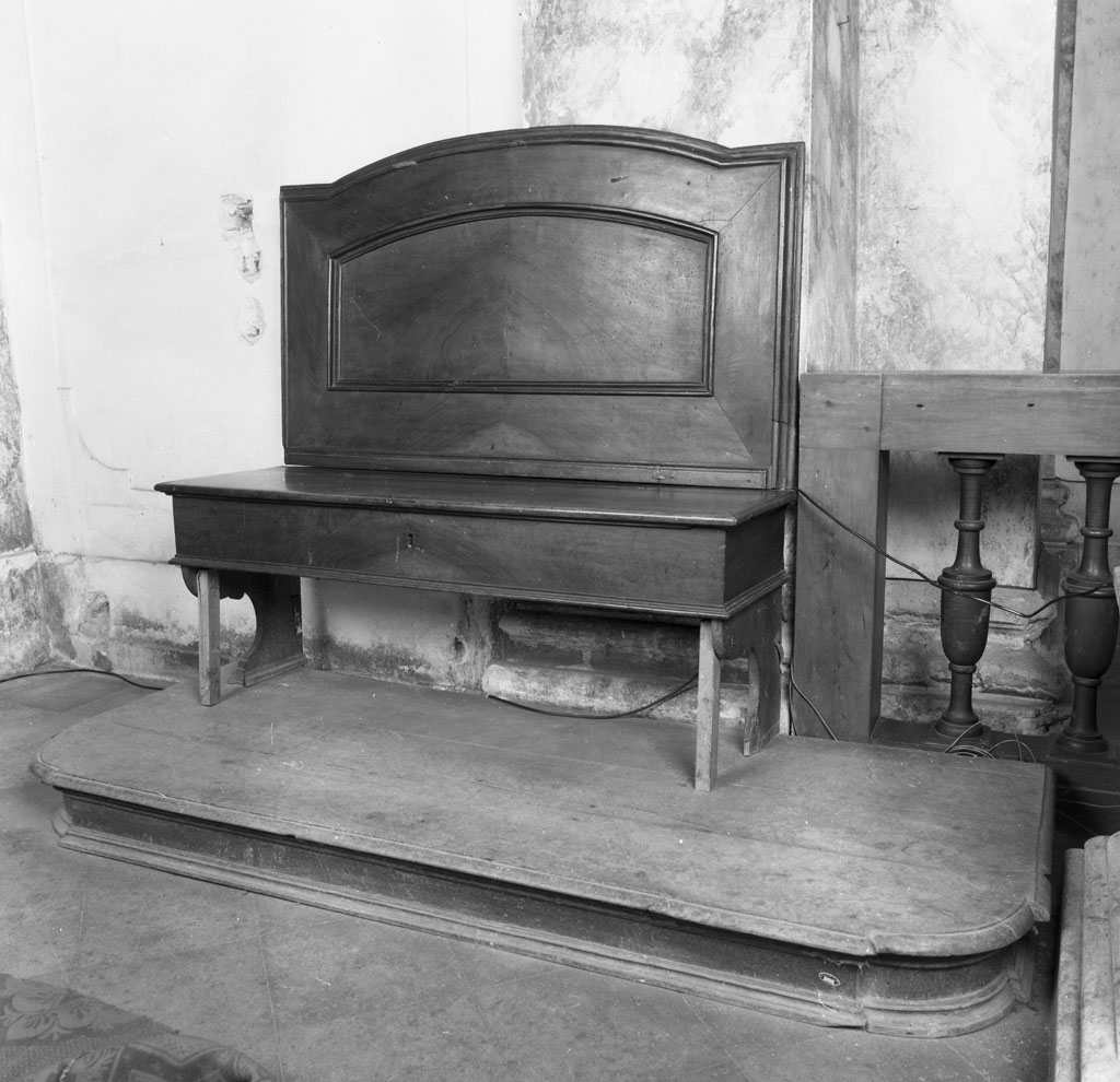 panca - bottega toscana (seconda metà sec. XVIII)