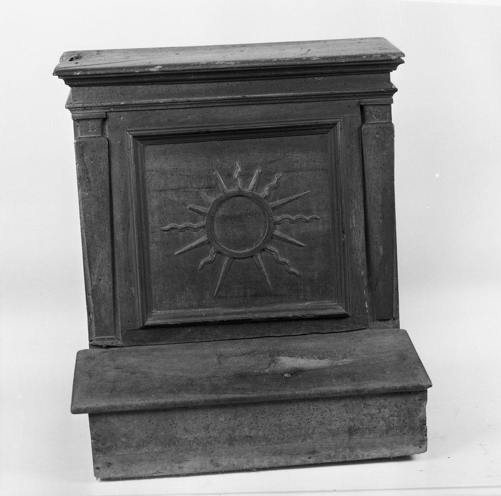 inginocchiatoio, coppia - bottega toscana (fine sec. XVII)