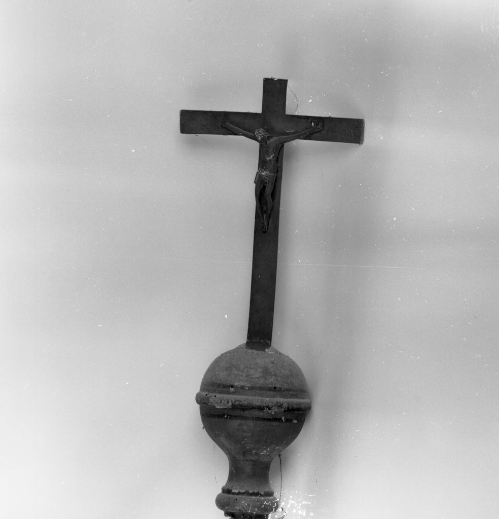 Cristo crocifisso (mazza processionale) - bottega toscana (sec. XIX)