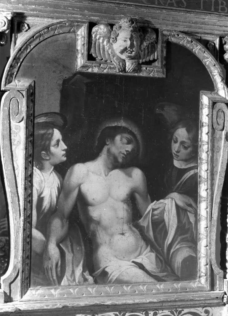 Cristo in pietà (dipinto) - ambito senese (primo quarto sec. XVII)