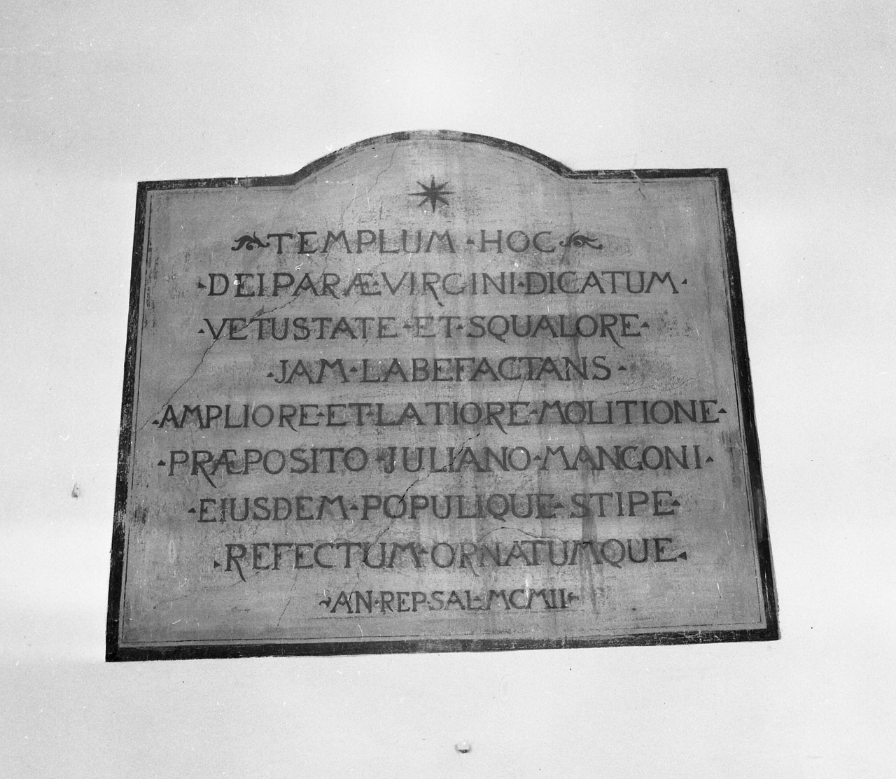 targa commemorativa - ambito toscano (sec. XX)