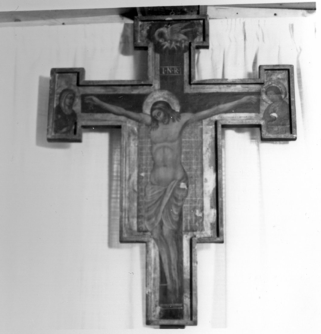 croce dipinta - ambito toscano (metà sec. XX)