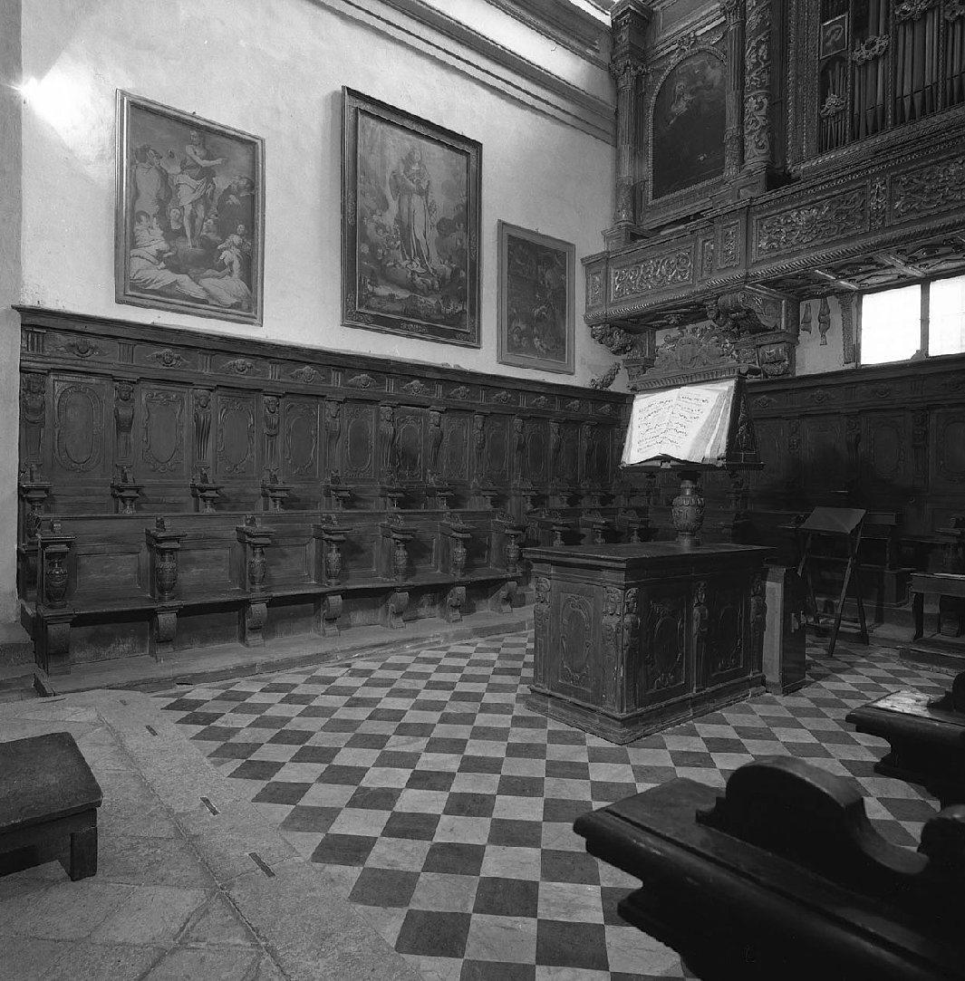 stalli del coro di Battista da Firenze (attribuito) (sec. XVI)