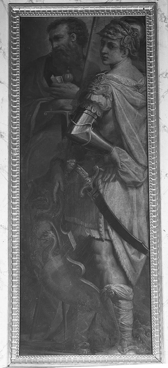 San Giorgio e San Martino (dipinto) di Vasari Giorgio (sec. XVI)