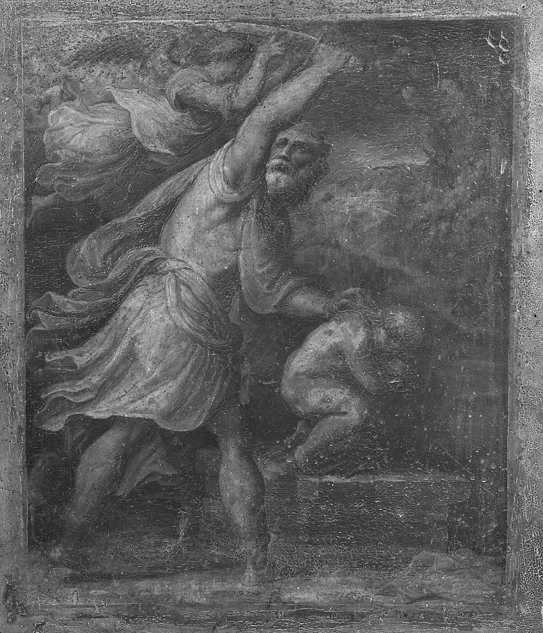 sacrificio di Isacco (dipinto) di Vasari Giorgio (sec. XVI)