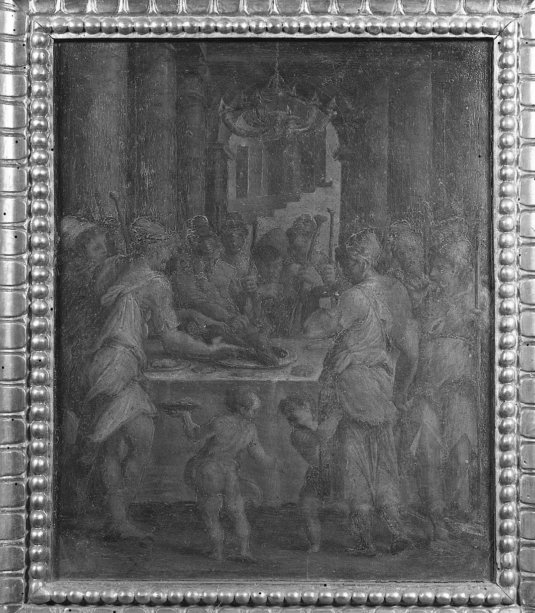 pasqua degli ebrei (dipinto) di Morandini Francesco detto Poppi (attribuito) (sec. XVI)