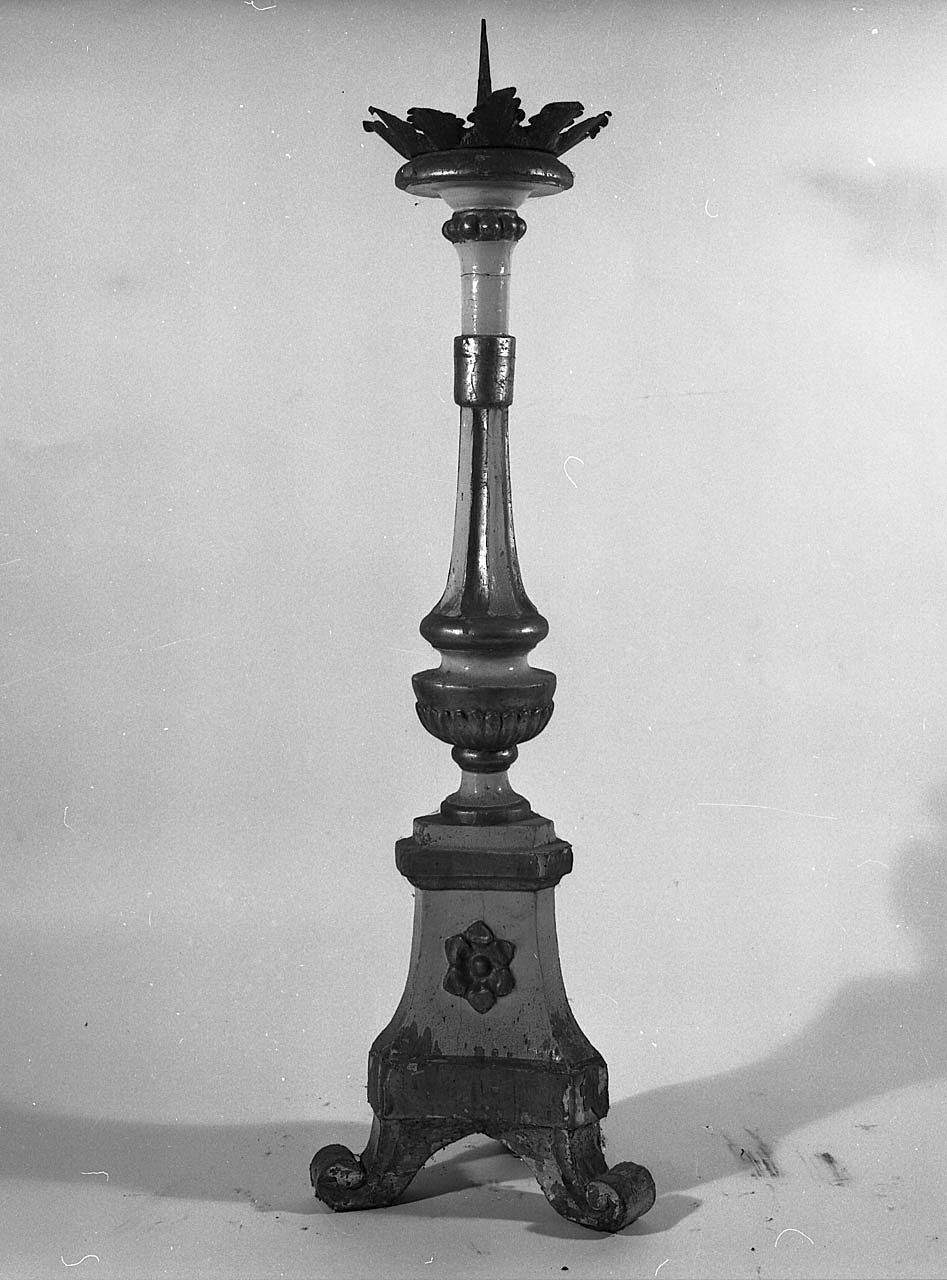 candeliere, serie - bottega toscana (ultimo quarto sec. XVIII)